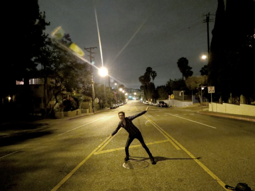 There's never any cars around 2am so why not dance in the street.